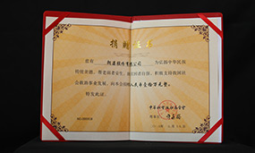 2019年中華社會化救助基金證書