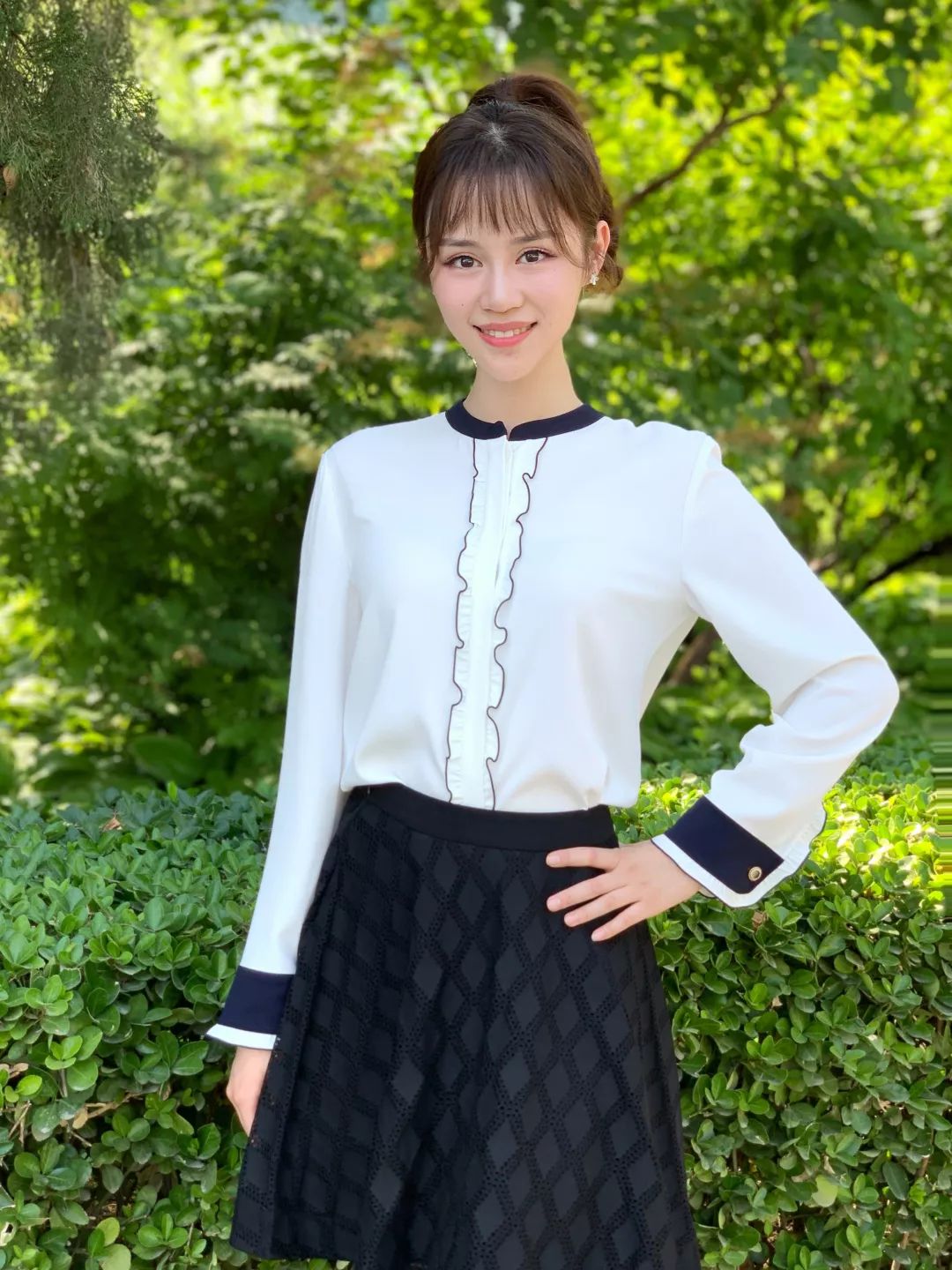 她獨(dú)有的魅力和氣質(zhì)，展示自己的風(fēng)采(圖9)